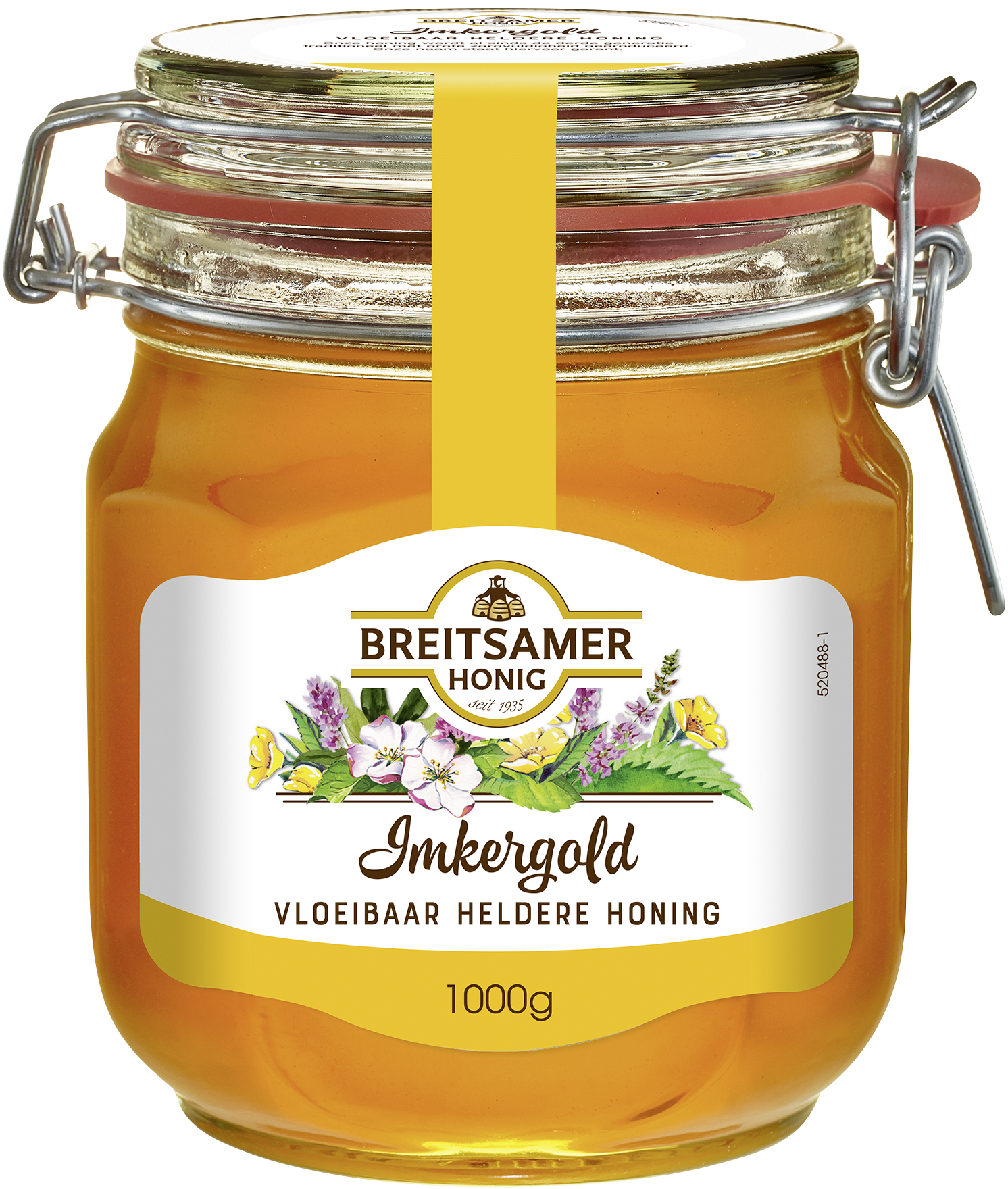 Breitsamer Imkergold Weckpotten -vloeibar heldere bloesemhoning