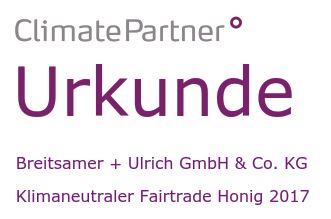 Klimaatgecompenseerde honing